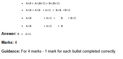 Mark Scheme