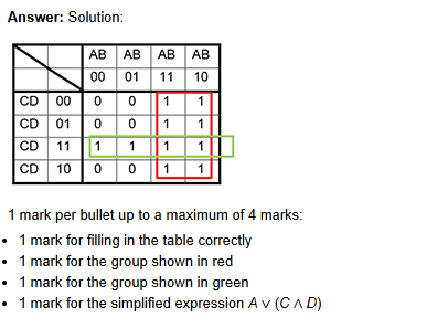 Mark Scheme